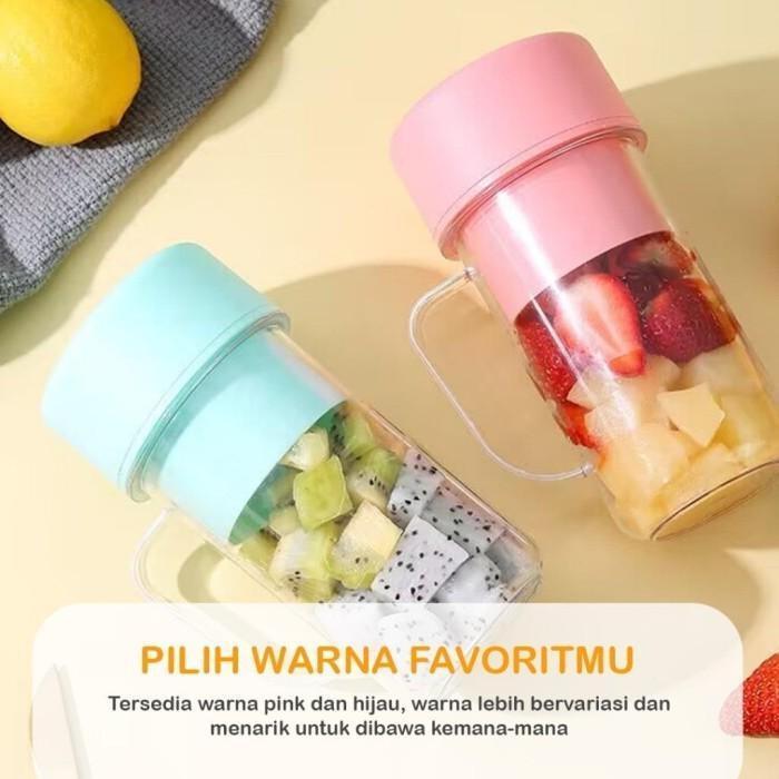 Mason Juicer Blender Glass Portabel 340ml Blender Unik Juicer Mini TH2810