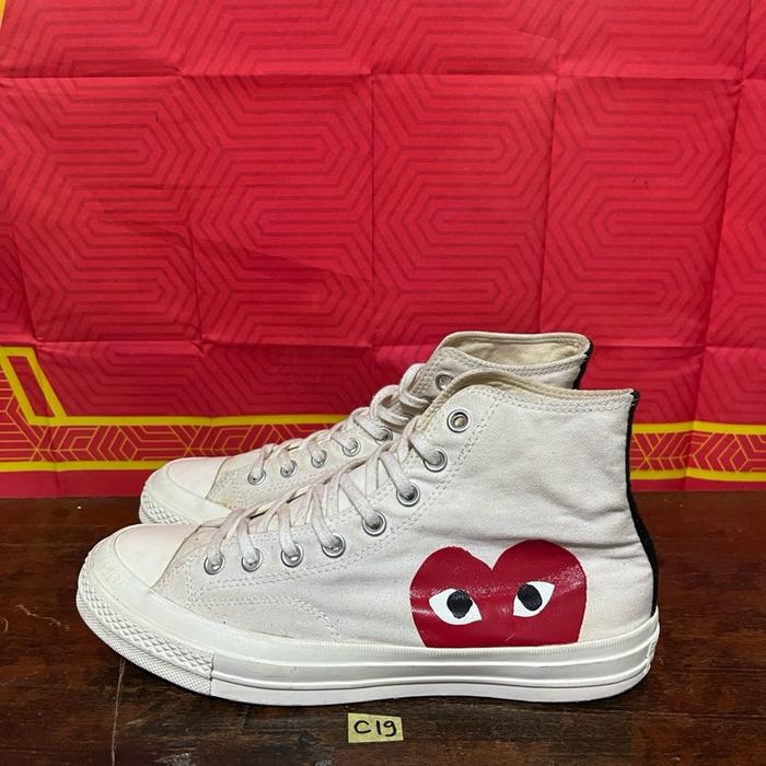 Sepatu second ori converse X CDG ctas 70s high size 42