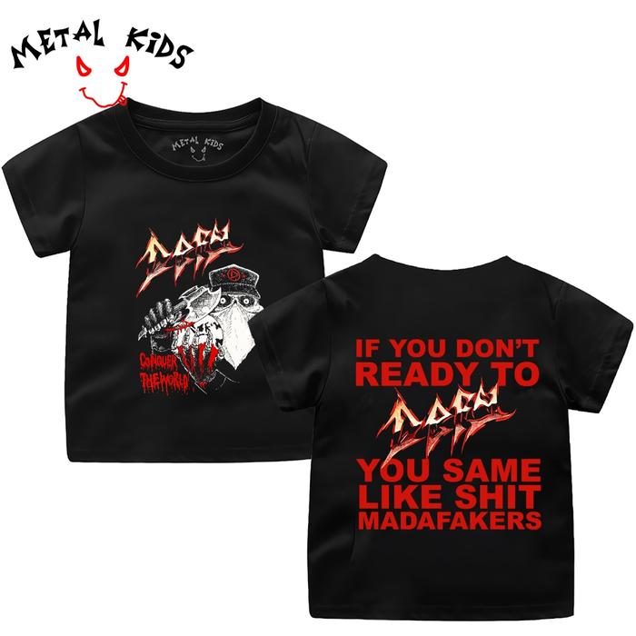 KAOS ANAK BAND DEFY HC MUSIC DISTRO PREMIUM COTTON UMUR 1-11 THN KAOS ANAK-ANAK VIRAL 2027 TERBARU