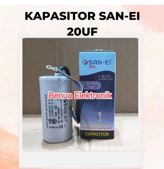 Laris 20 UF 20UF Bulat / 450 V SAN - EI Capacitor / Kapasitor Bulat / Capasitor Pompa Air
