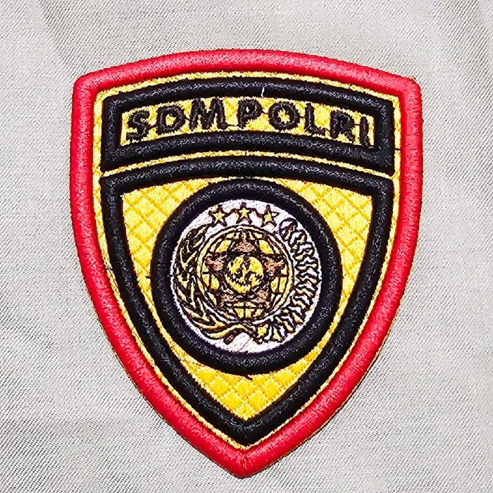 bordir timbul sdm polri