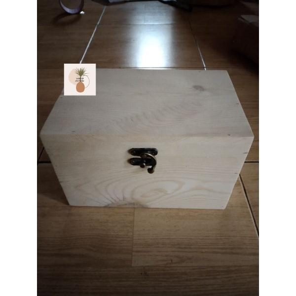 box jati Belanda ukuran dalam 15x15x7 Custom kayu Kotak