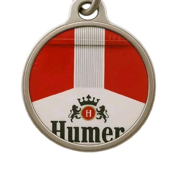 Kalung Liontin Humer Bok Warna Merah Putih dengan Desain Elegan dan Menarik