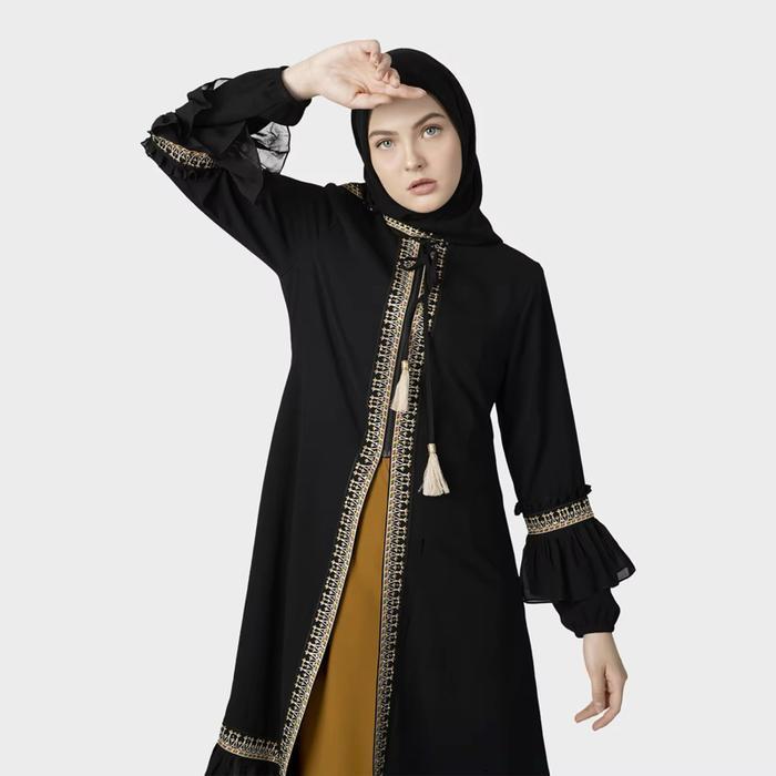 Abaya Hikmat Fashion Original A9677-02