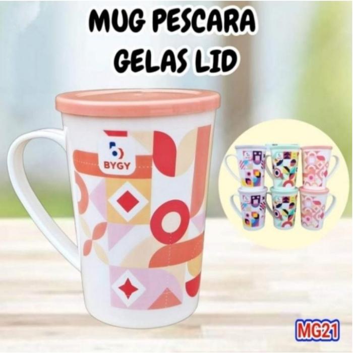 Cangkir Tutup / Mug Tutup / Gelas Plastik Tutup Pescara 500 ml Sikat Gigi Food Grade - Souvenir Ulan