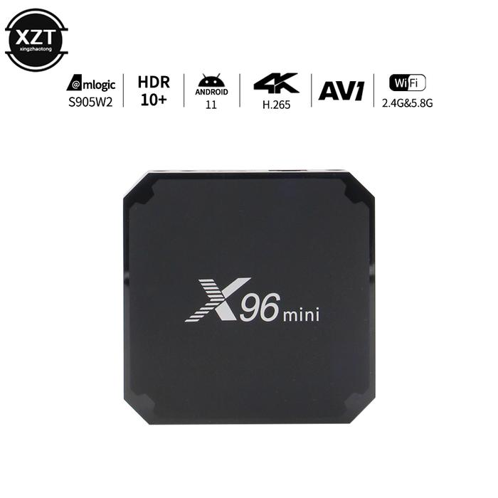 X96mini Android 11 Smart TV Box X96 Mini S905L Quad Core Support 5G