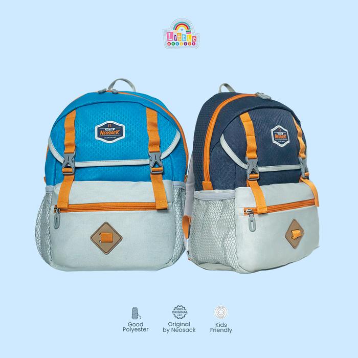 Little Neosack - POKA - CASUAL BACKPACK, Tas Anak SD, Ransel Anak Sekolah SD, FREE RAIN COVER - LA59