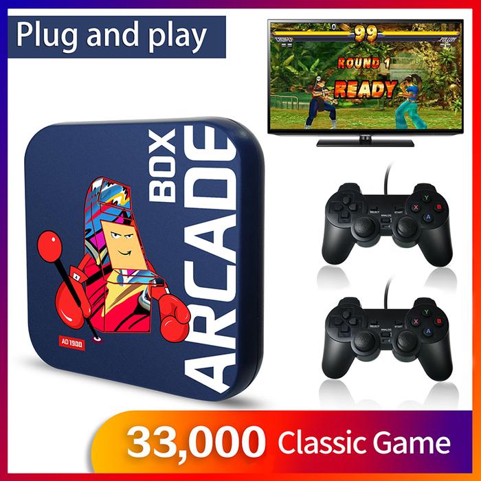 Game Emulator Console for NDS/PS1/DC/SEGA With Two Controllers Arcade