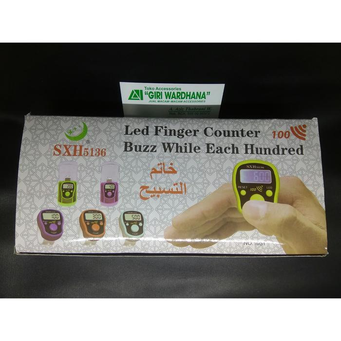 Tasbih Digital Alarm 100 Led Hand Counter Harga Grosir Terlaris