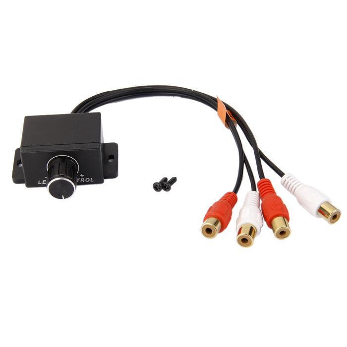 Universal Car Audio Amplifier Bass RCA Level Subwoofer Volume Control
