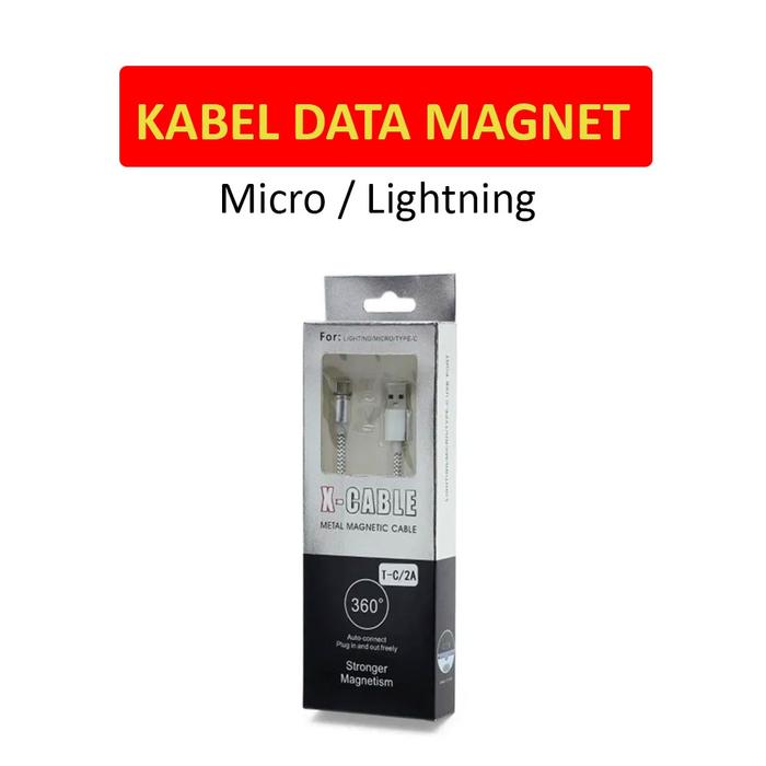 Cable Data Compatible for Iphone 6 7 8 Kabel Data Untuk Iphone 6S 6G Fast Charging Magnetic Lightnin
