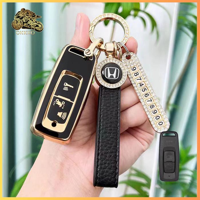 Kunci Motor Casing Case Automotive Keychains Key Covers Cover Remote Honda PCX 160 Vario 160 Vario