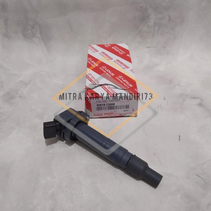 COIL KOIL KUIL IGNITION COIL TOYOTA INNOVA INOVA HILUX FORTUNER BENSIN 90919-T2008 ORIGINAL