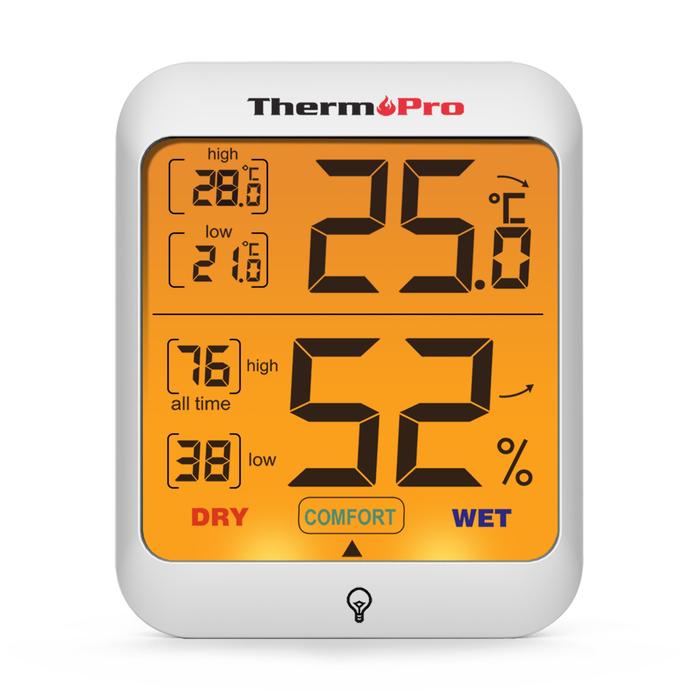 ThermoPro TP53 Digital Indoor Room Backlight Thermometer Hygrometer