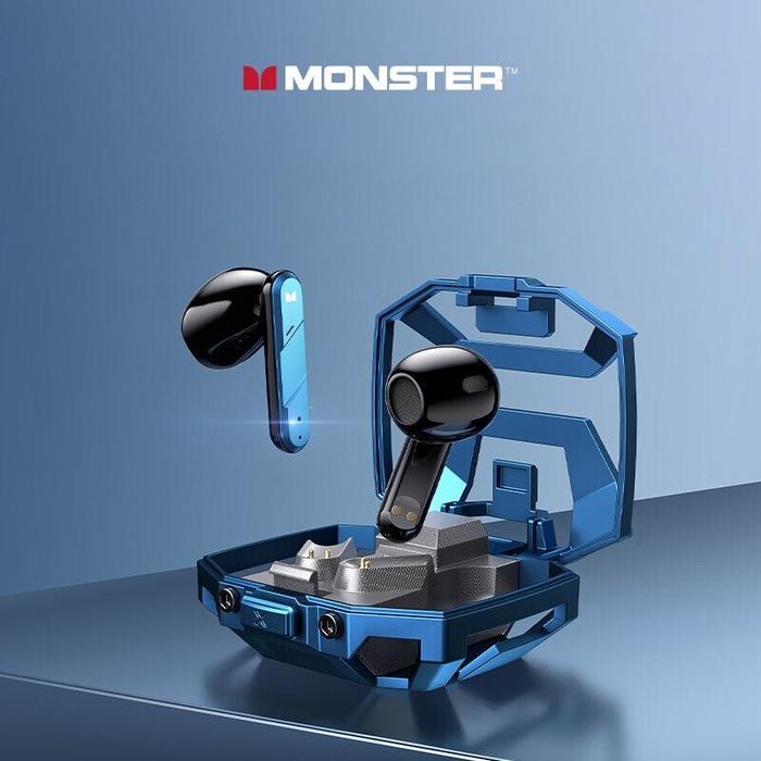 Monster XKT09 Bluetooth 5.2 Earphones TWS Wireless Gaming Headset