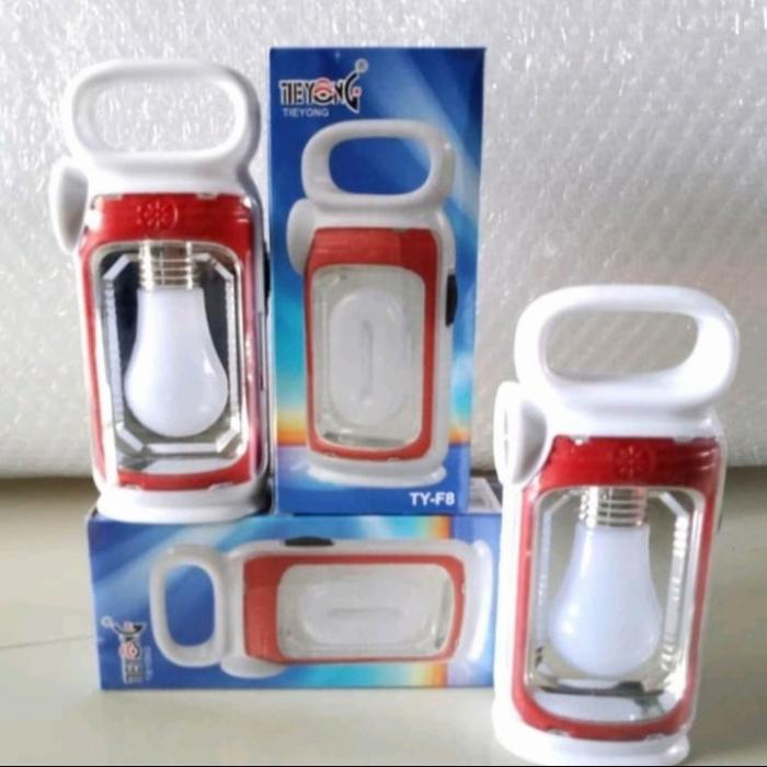 TY-F8-1 Lampu Led Senter Bohlam emergency Tieyong F8 - BELOM BERIKUT BATRE
