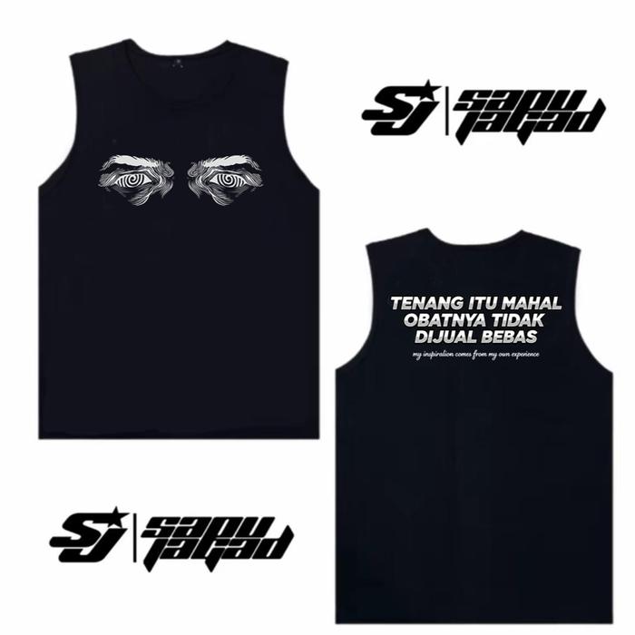 Singlet TENANG ITU MAHAL OBATNYA TIDAK DIJUAL BEBAS Free Stiker