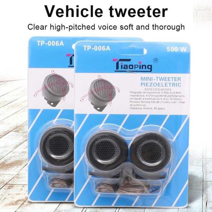 Speaker Tweeter Mobil 3D Stereo Sound 105dB 500W - TP-006A
