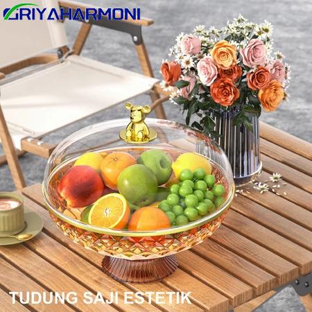 Keranjang Buah - Tudung Saji Nampan Mangkok Aesthetic - Wadah Saji Piring Buah Rak Buah