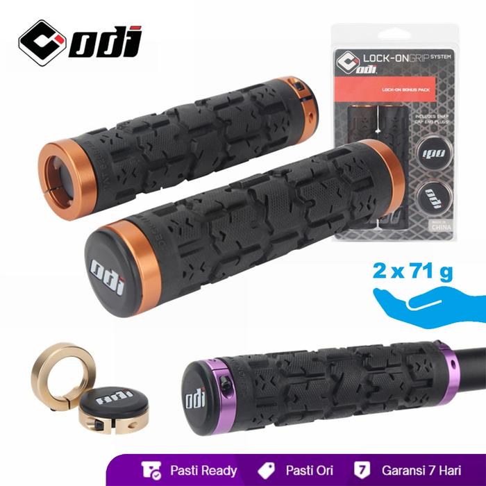 ODI Rogue LOCK-ON GRIPS (130mm) Grip Sepeda MTB BMX Fixie Hybrid EBike Gagang Karet Nyaman Grip Sepe