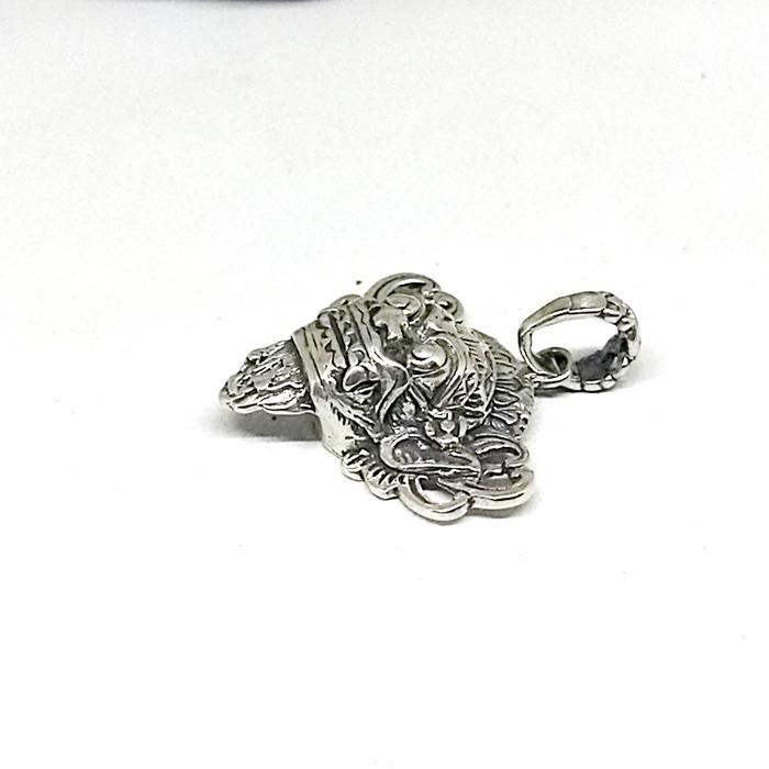 Liontin Mainan Kalung Pendant Perak Silver Bali Barong Rangda Asli 925