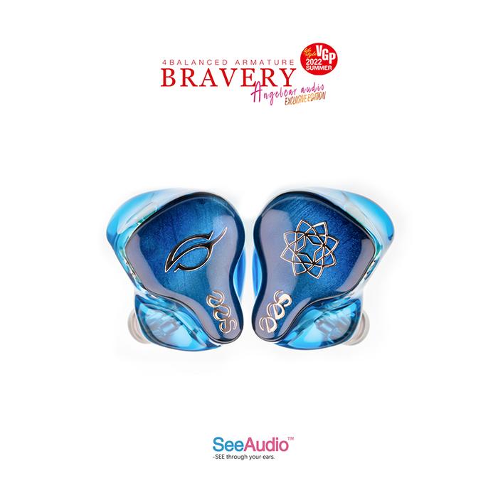 SeeAudio Bravery Anniversary Limited Edition Resin Earphone 4BA HIFI