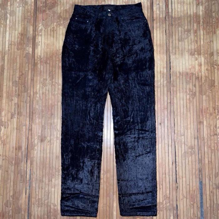 VINTAGE 80s RUPERT BY ATSUKI ONISHI PONYHAIR TEXTURED Y2K PANTS issey miyake GOA raf simons