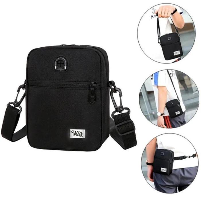 Harga Promo Tas Selempang Pria Keren Slempang Pria Slingbag Pria Polo Winner 1900
