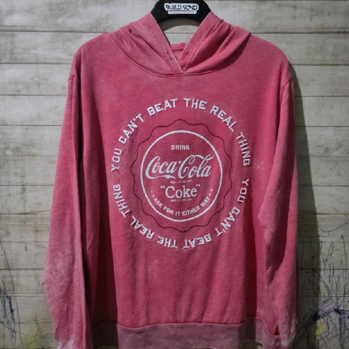 Coca Cola Hoodie Official Original Red Size XXL