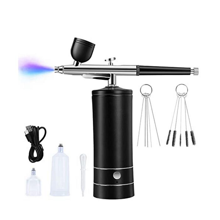 Airbrush Kit Rechargeable Cordless Airbrush Compressor,30PSI ,Portable Handheld Airbrush Gun,Airbrus