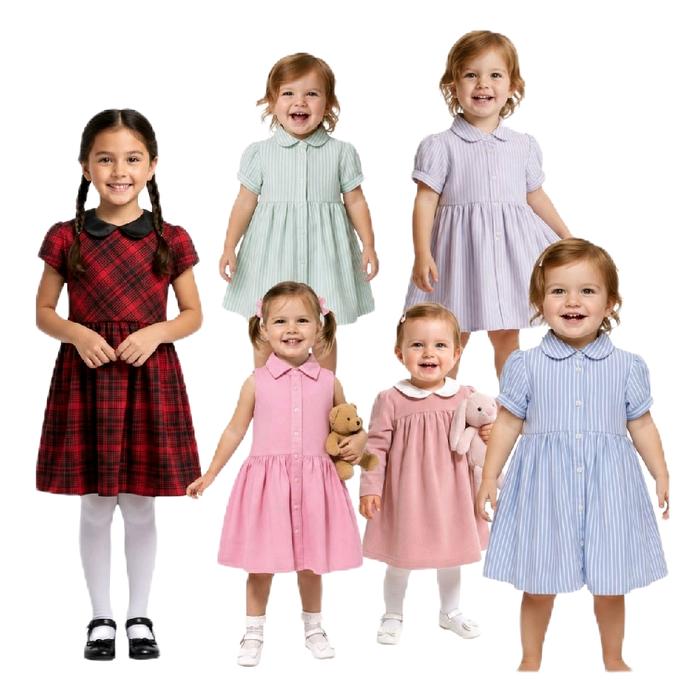 Dress Polo PRL Anak Perempuan Lengan Pendek