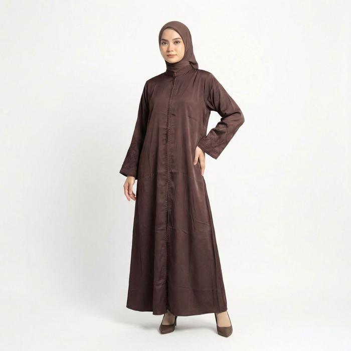 LIMITED EDITION Mayang Collection - Farasha Abaya Gamis Dress Bahan Sutra Silk Detail Swarosky (G035