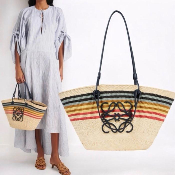 Loewe Ibiza Anagram Medium Basket Bag | Endource