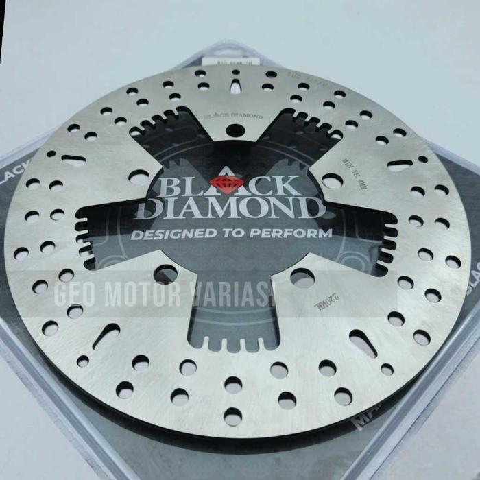 Piringan Cakram Belakang Lubang 5 Sus Japan R15 V2 / Xabre Ukuran 220 MM Tebal 4 MM Original Black D