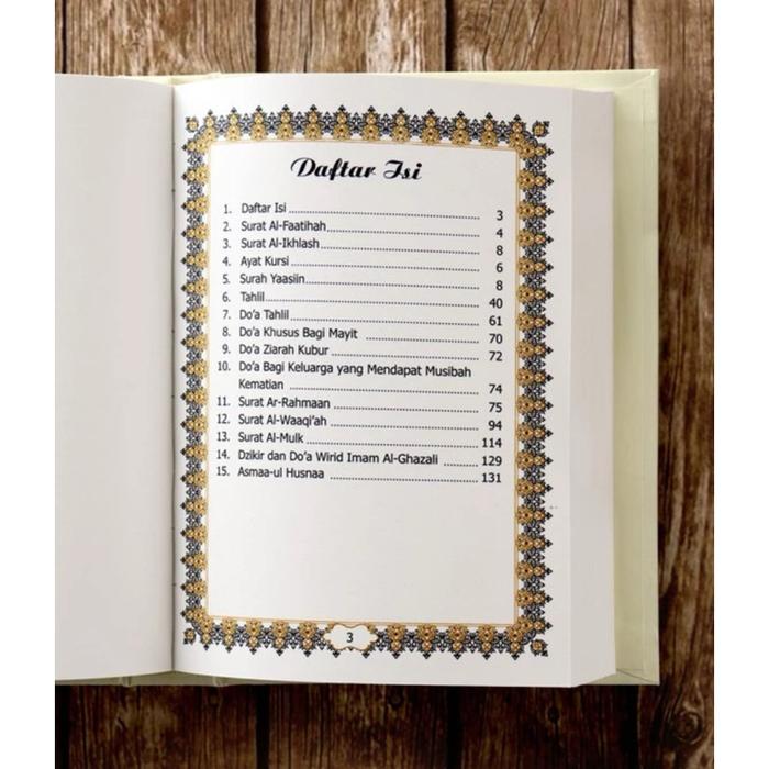 PAKET TAHLIL YASIN+SAJADAH BLUDRU SABLON NAMA