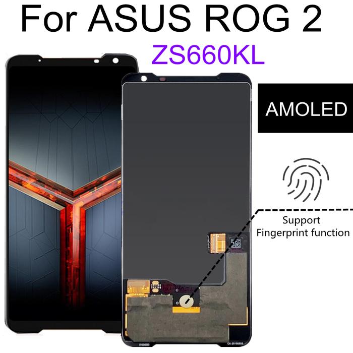 6.59" AMOLED For ASUS ROG Phone 2 Phone2 PhoneⅡ ZS660KL LCD display