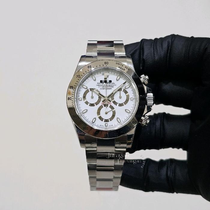Jam Tangan Keren RLX012 116520 White Dial by VSF