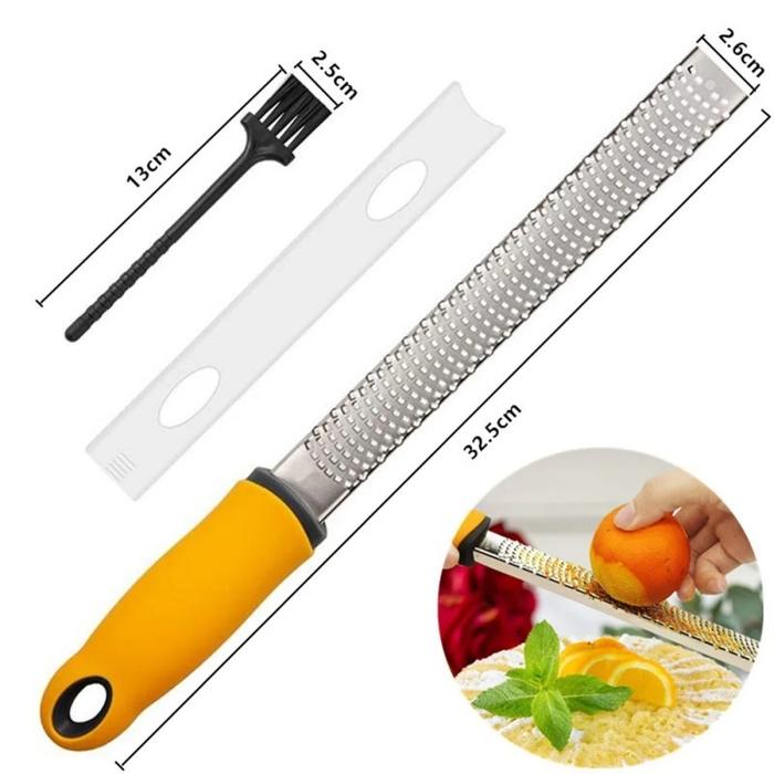 Cod Parutan Keju Lembut Cheese Grater Parutan Keju Grater Lemon Zester Parutan Keju Lemon Coklat