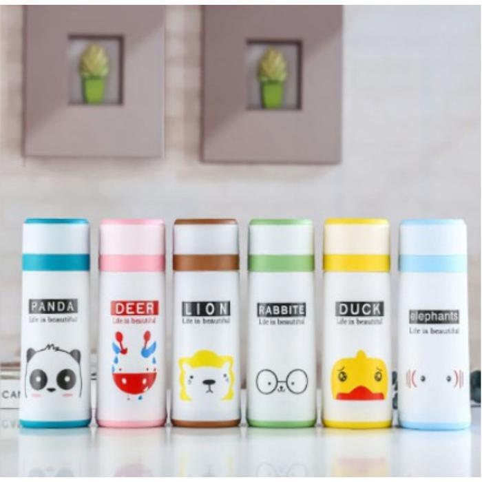 BOTOL KACA 380ML ANIMAL PUTIH / ANIMAL KACA / BOTOL KACA