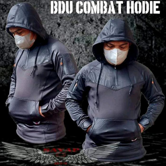 HOODIE BDU COMBAT SCUBA, SWEATER BDU TACTICAL ORIGINAL SAYAP