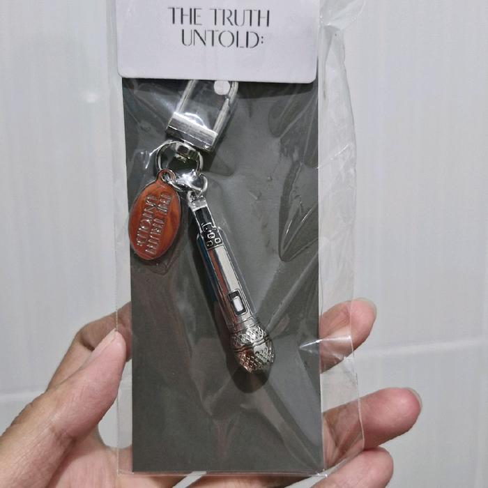 BTS JIMIN MIC KEYRING (AND WHAT EXHIBITION)