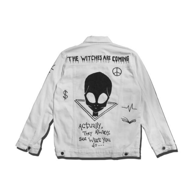 Tj.Cloth Jaket Denim Lukis