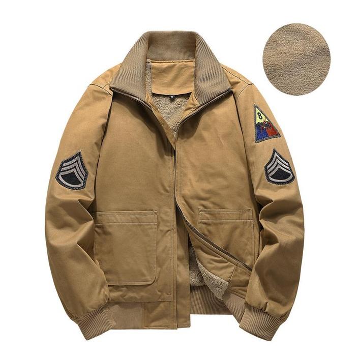 Fury Tank Jacket Men Thick Fleece Military Jackets Ww2
