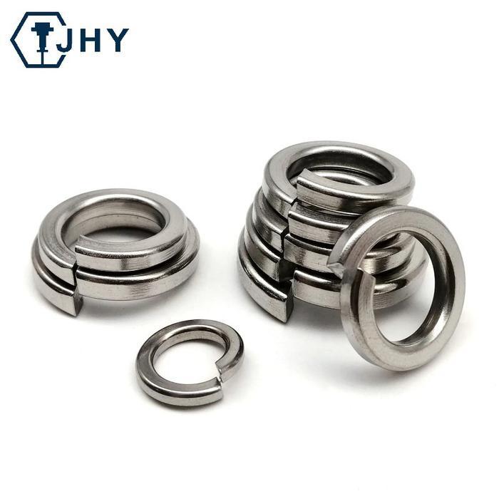 304 Stainless Steel Spring Split Lock Washer Elastic Gasket M1.6 M2 M2.5 M3 M3.5 M4 M5 M6 M8 M10 M12