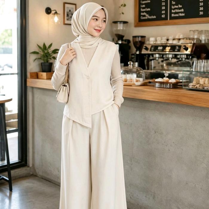 Zenita One Set Bahan Faleri Premium untuk Tampilan Elegan dan Nyaman