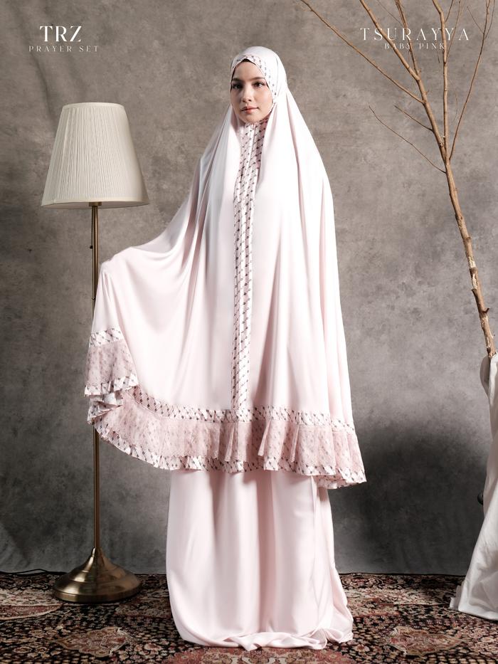 TRZ - Tsurayya prayer - Prayer set 2in1 - Mukena dewasa silk