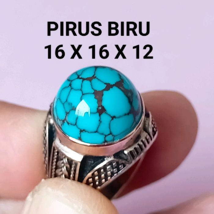 BATU PIRUS NATURAL BIRU FANCY URAT MERAH HQ SUPER no bulu macan giok burma blue safir red borneo bac