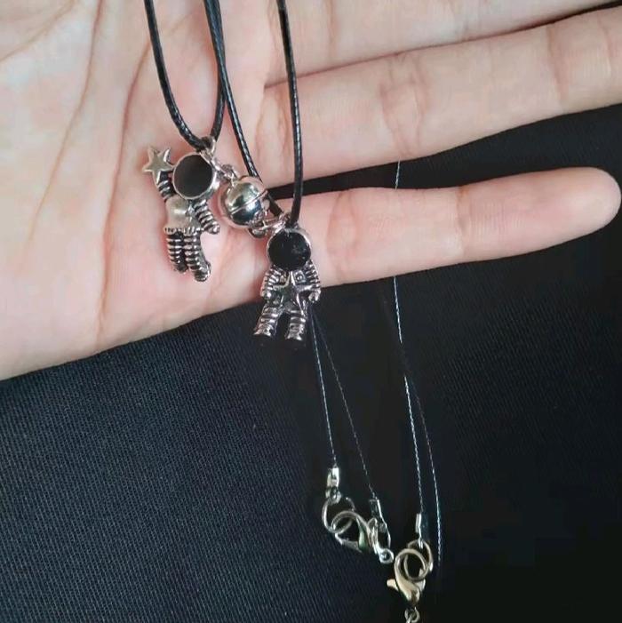 kalung Couple astronot magnet pasangan/gelang Couple pasangan/gelang Couple magnet