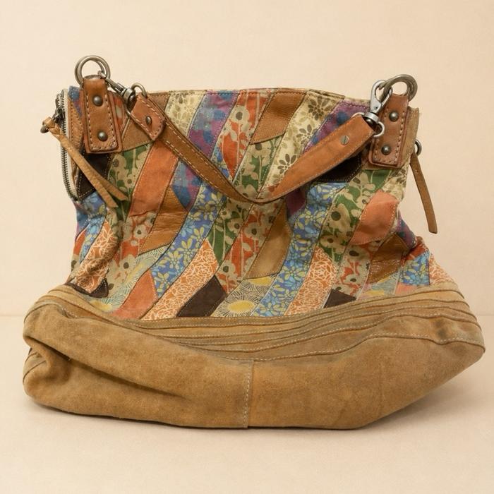 Tas fossil hobo pathwork preloved