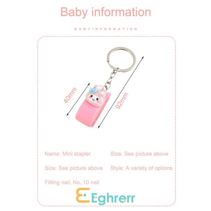 ✨EGStapler Mini Kartun, Lucu Portabel, Stapler Kecil Kreatif ,stapler Kecil ,kantor Siswa ,stapler,